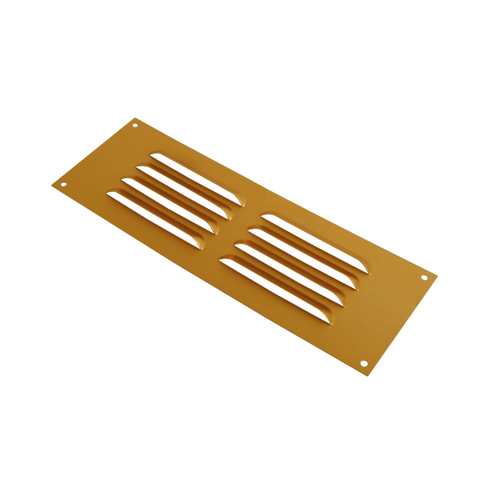 Louvre vent Gold Anodised 225mmx75mm