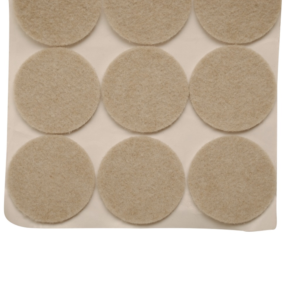 Felt Pads Beige (Sheet) 35x3mm 39pcs