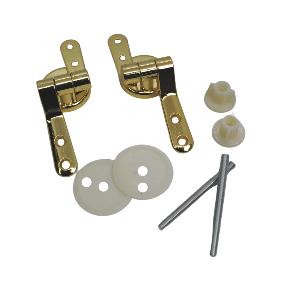 Toilet seat Hinge set Brass Plated