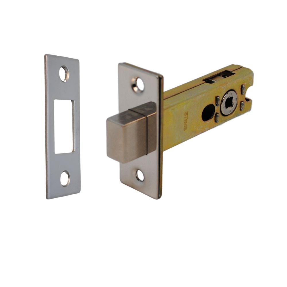 Premium Rectangular Dead Bolt 76mm (57mm Backset) Polished Chrome