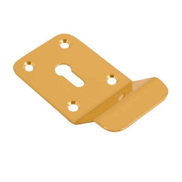 Cylinder Pull Keyhole Polished Brass 90x45mm