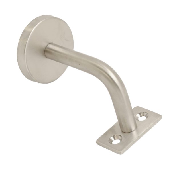 Handrail Bracket Satin Stainless Steel 75mm