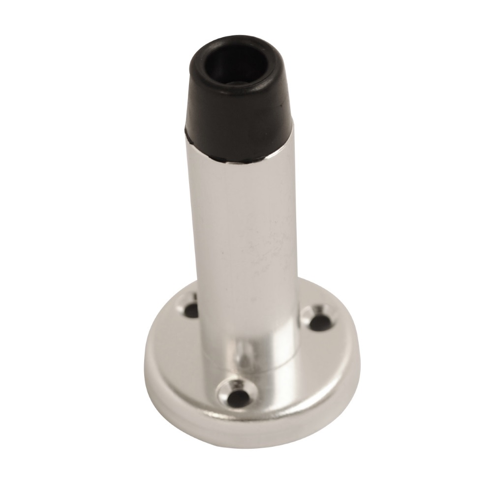 Door Stop Front Fix Bright Anodised 75mm