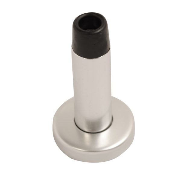 Door Stop Concealed Fix Bright Anodised 75mm