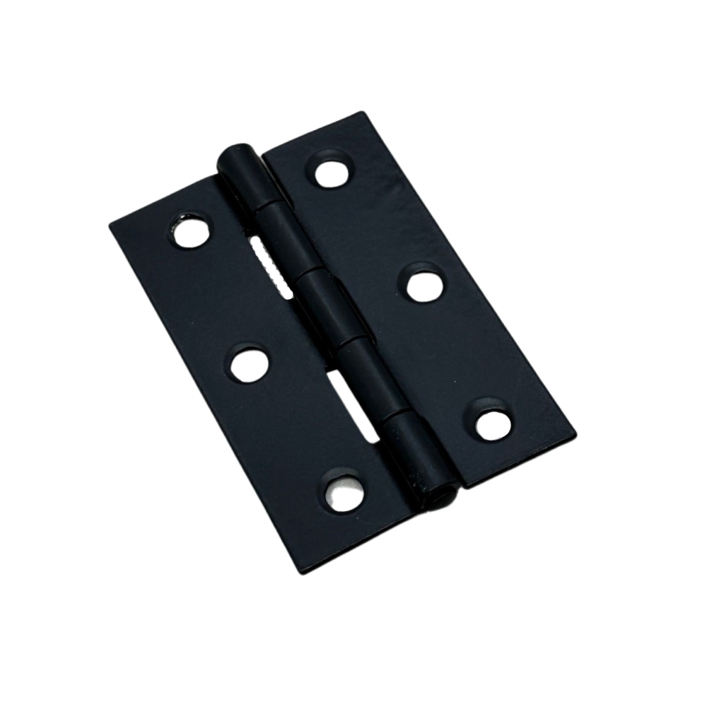 Butt Hinge Black 75mm