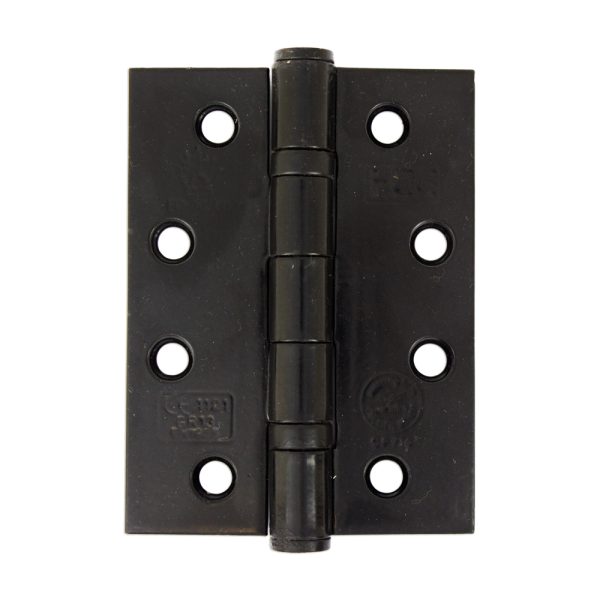Stainless Steel Ball Bearing Hinge 100mm CE/UKCA13 Rated Black