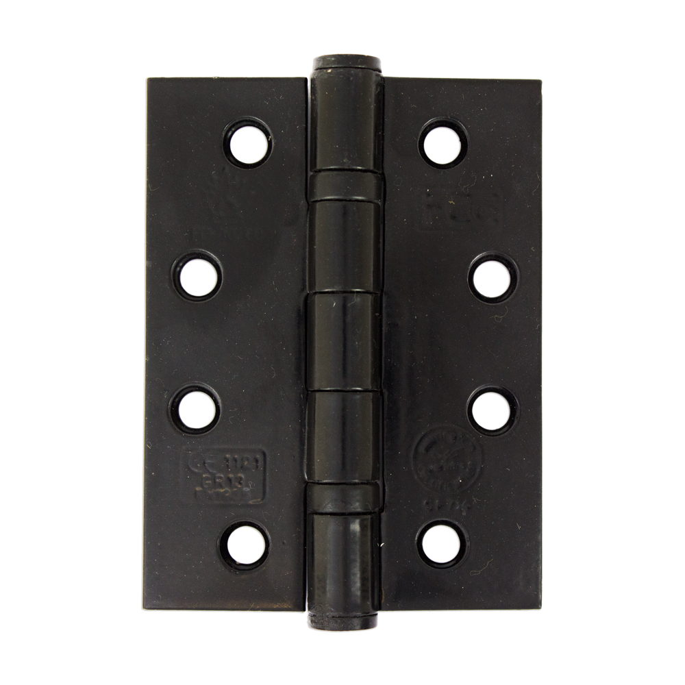 Stainless Steel Ball Bearing Hinge 100mm CE/UKCA13 Rated Black