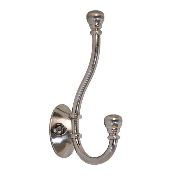 Hat & Coat Hook Satin Nickel