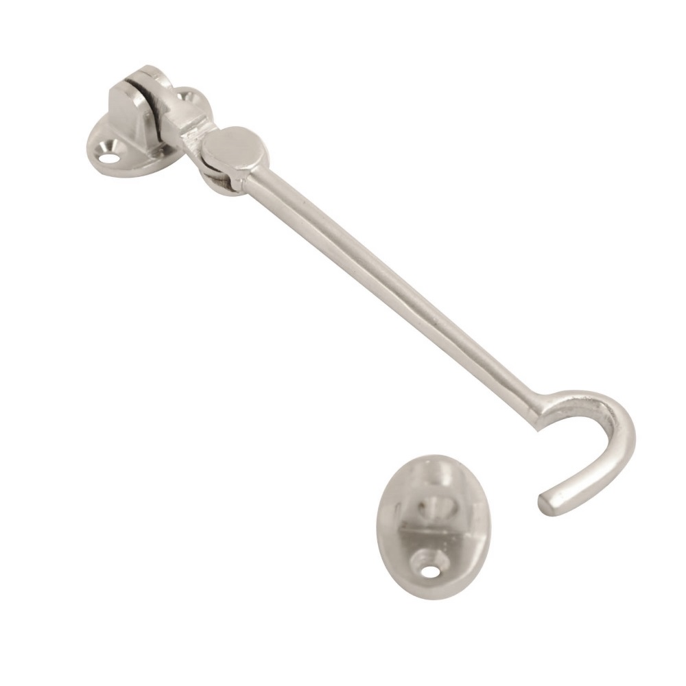 Cabin Hook Silent Pattern Satin Chrome (Retail Pack of 1)