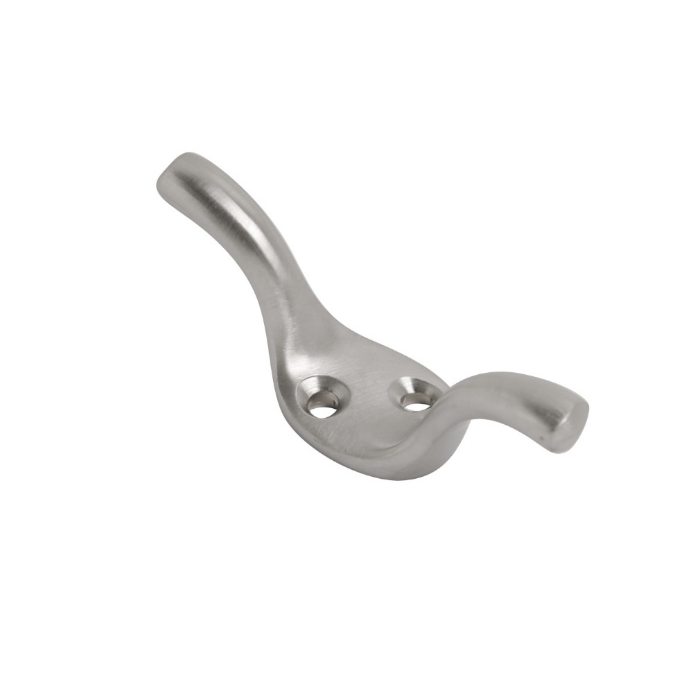 Cleat Hook Satin Chrome 75mm (Retail Pack of 1)