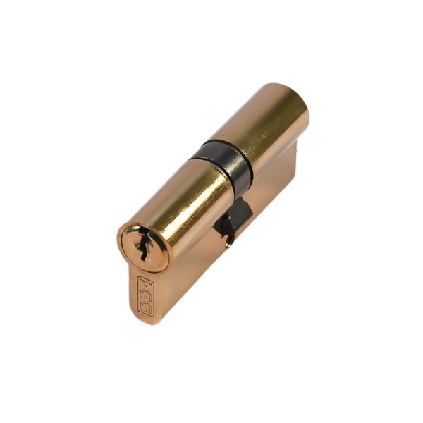 Euro Cylinder Double 35/35 Polished Brass