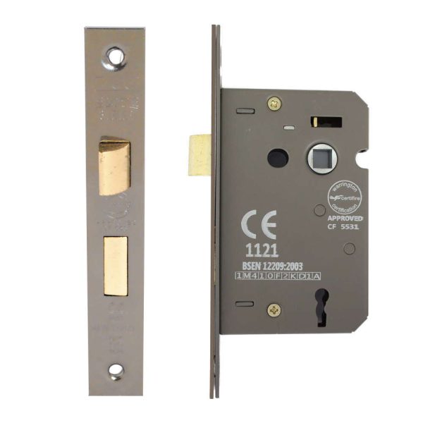 3 Lever Sashlock 63mm CE/UKCA Rated Gun Metal