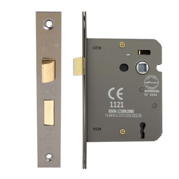 3 Lever Sashlock 75mm CE/UKCA Rated Gun Metal