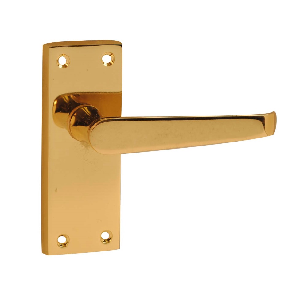 Victorian Premium Straight lever Latch Brass 40mm x 107mm