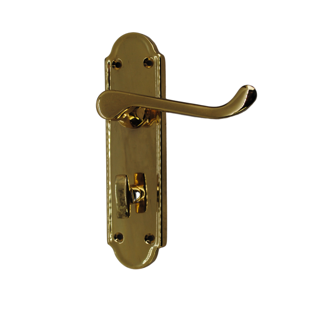 Beaumont Lever Lock Brass Bathroom