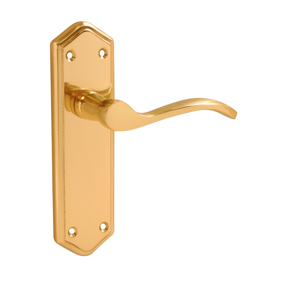 Turin Lever Latch Brass
