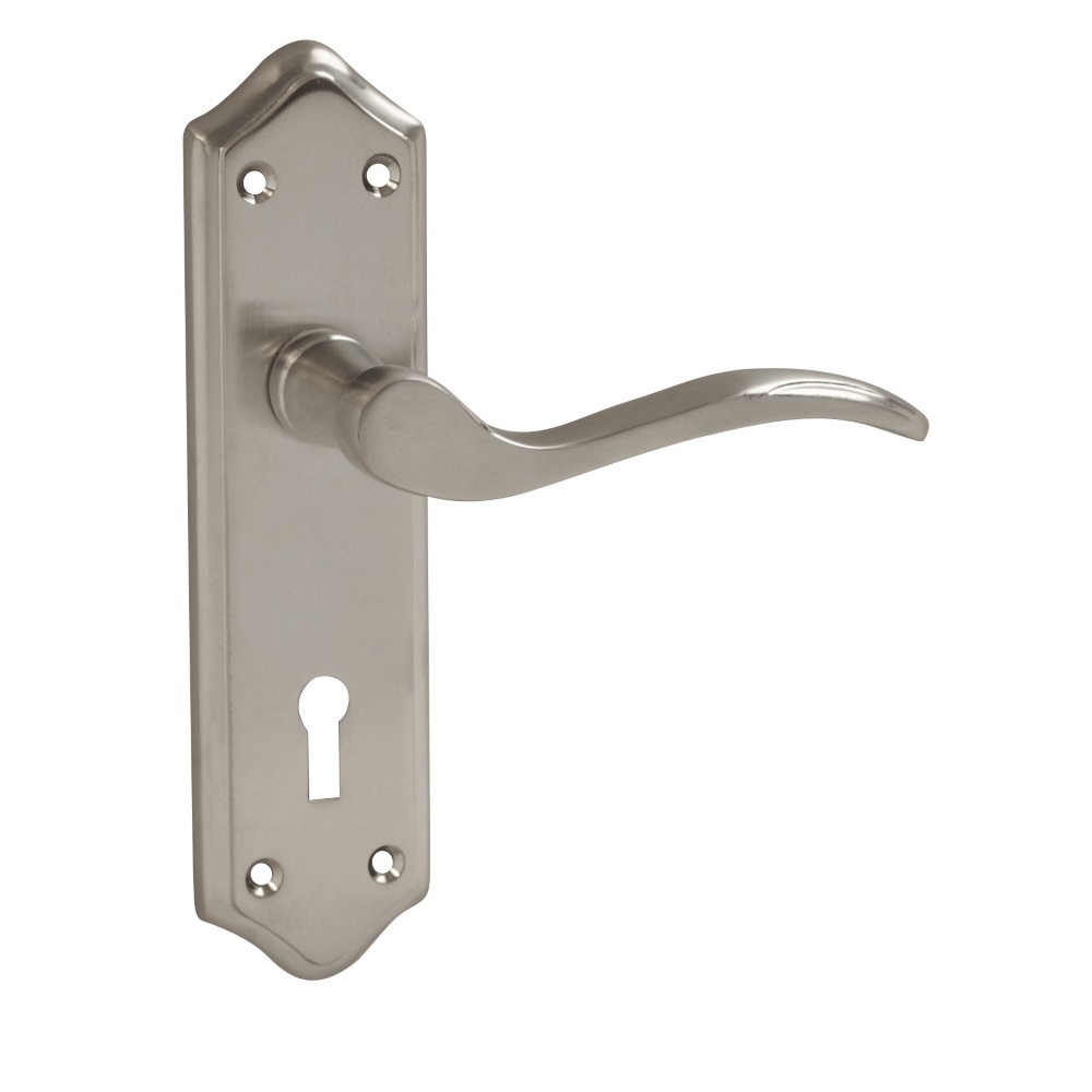 Turin Lever Lock Satin Chrome