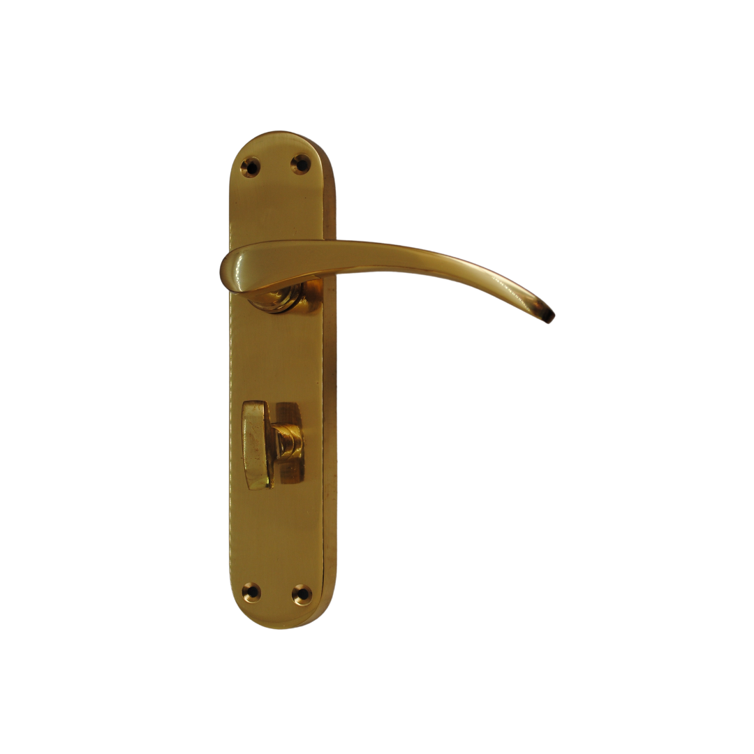 Milan Lever Lock Brass Bathroom