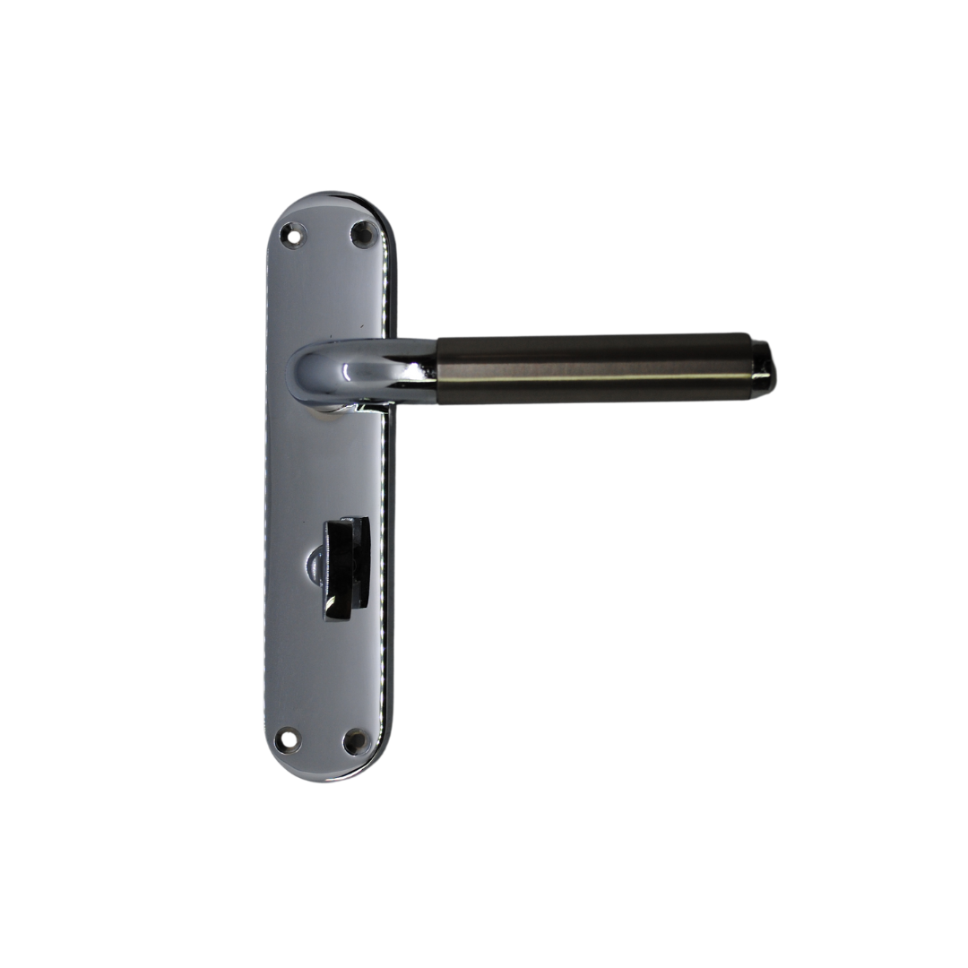 Dual Lever Lock Chrome/Satin Chrome Bathroom