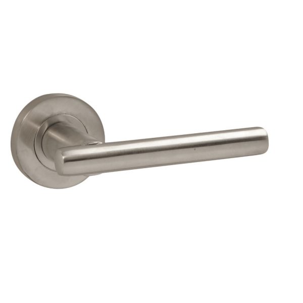 Laurel Lever on Rose Satin Chrome