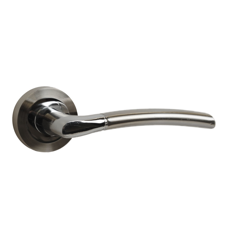 IOS Lever on Rose Chrome/Satin Chrome