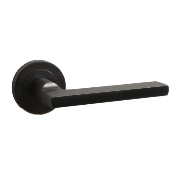 Naxos Lever on Rose Gun Metal