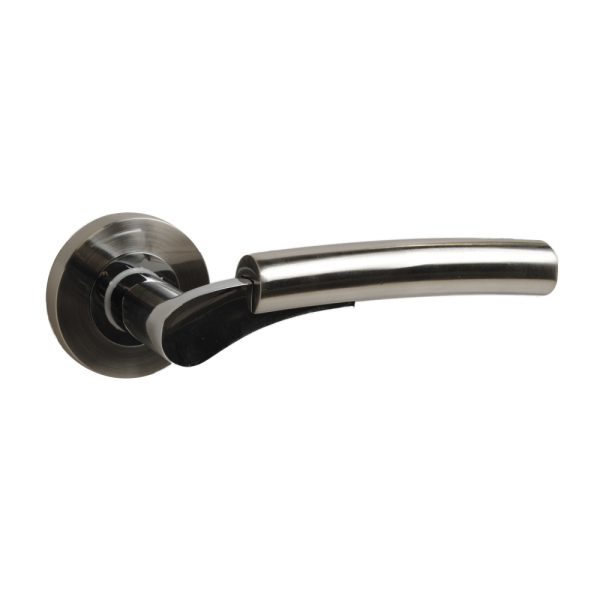 Syros Lever on Rose Chrome/Satin Chrome