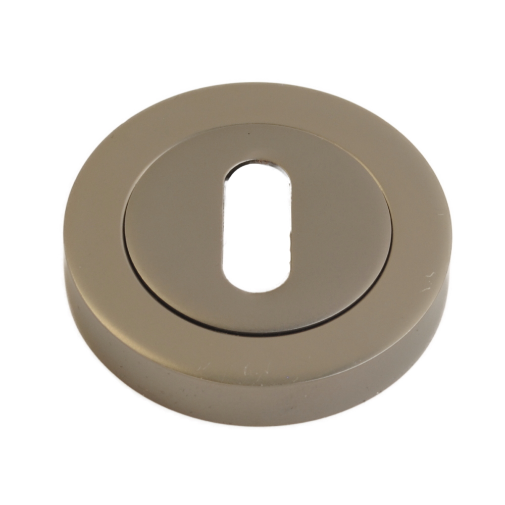 Keyhole Escutcheon Gun Metal/Matt Black Nickel