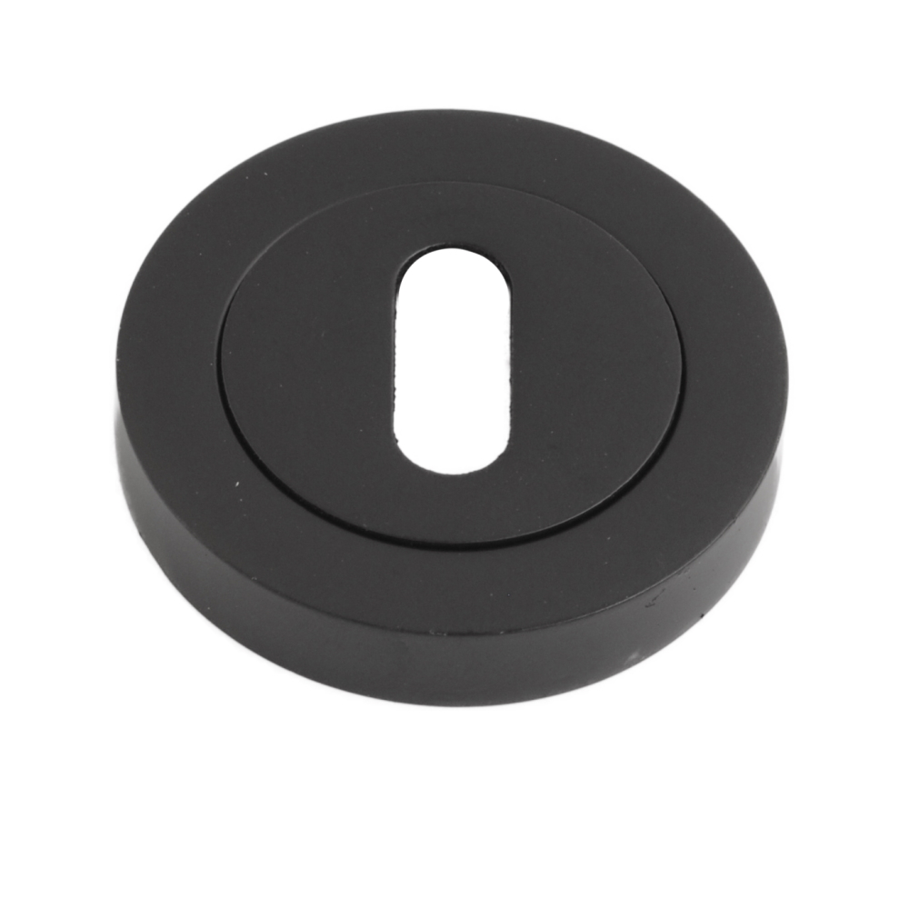 Keyhole Escutcheon Matt Black