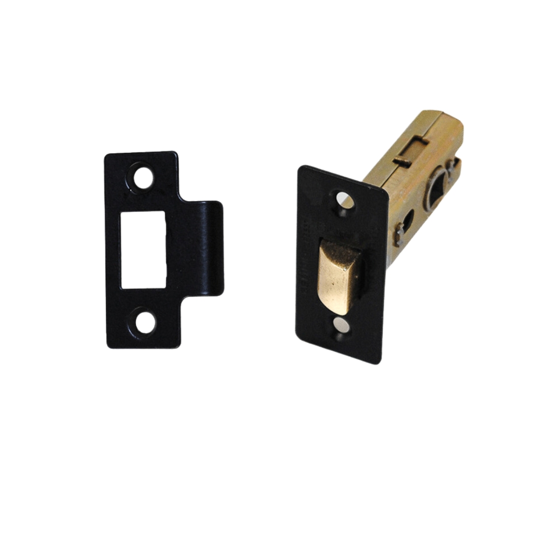 Tubular Latch (Bolt Through) 63mm CE/UKCA Rated Matt Black