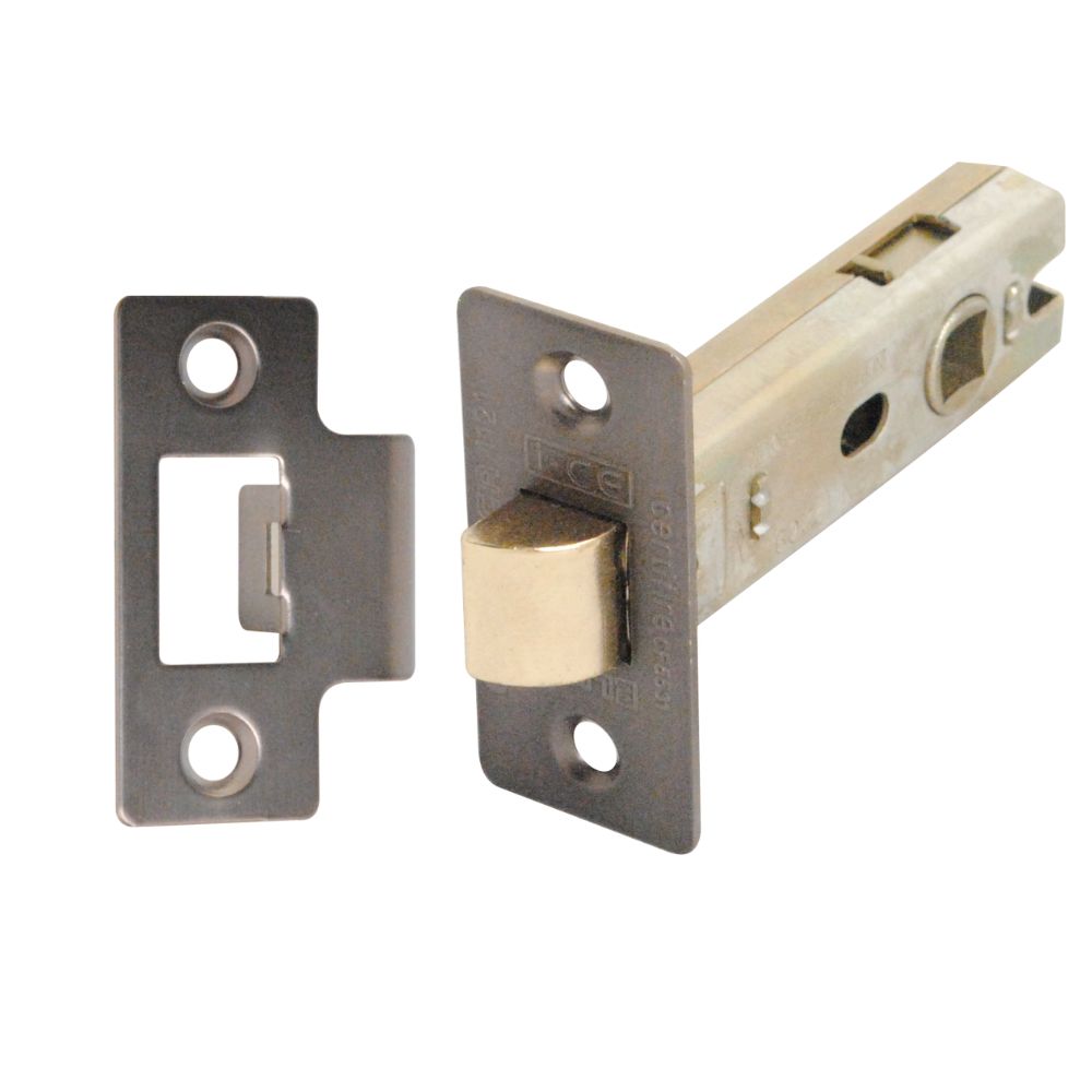 Tubular Latch (Bolt Through) 75mm CE/UKCA Rated Gun Metal