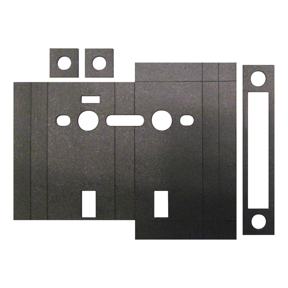 Intumescent Self Adhesive Kit for 3L Sash/Bath lock 50/63/75mm 1mm (FD30)