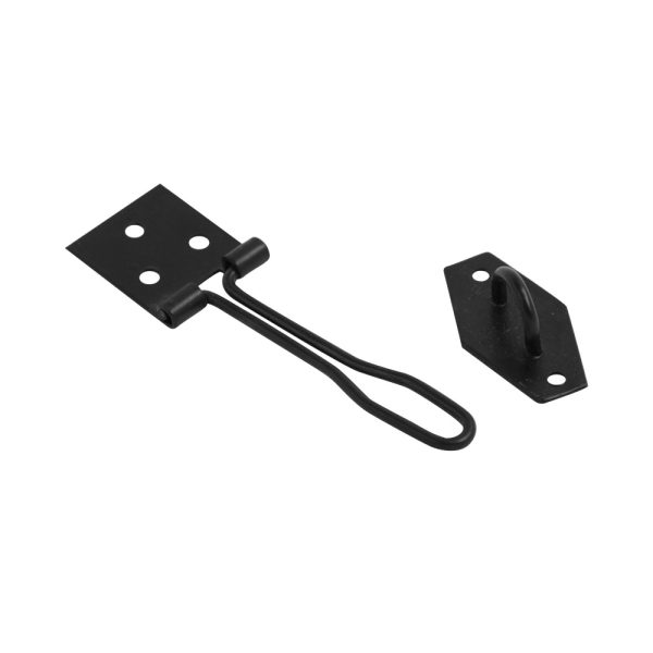 Hasp & Staple Wire Black (Retail Pack of 1)