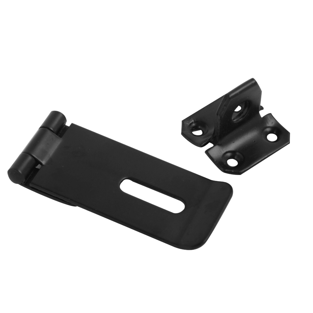 Hasp & Staple Black 150mm