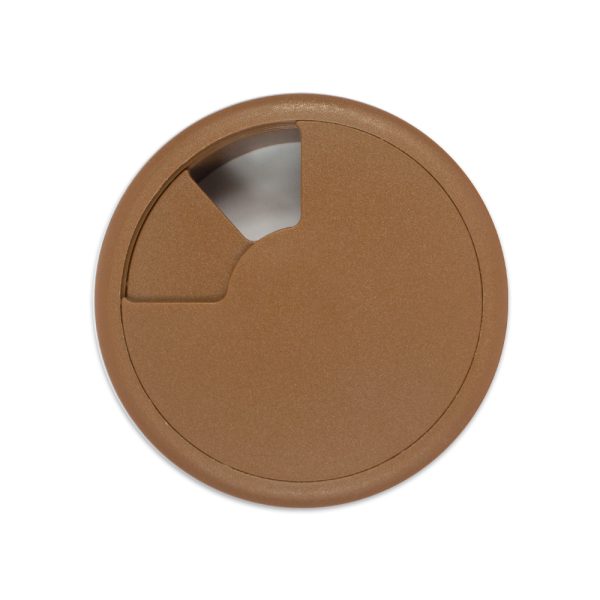 Cable tidy Desk insert Grommet Light Brown