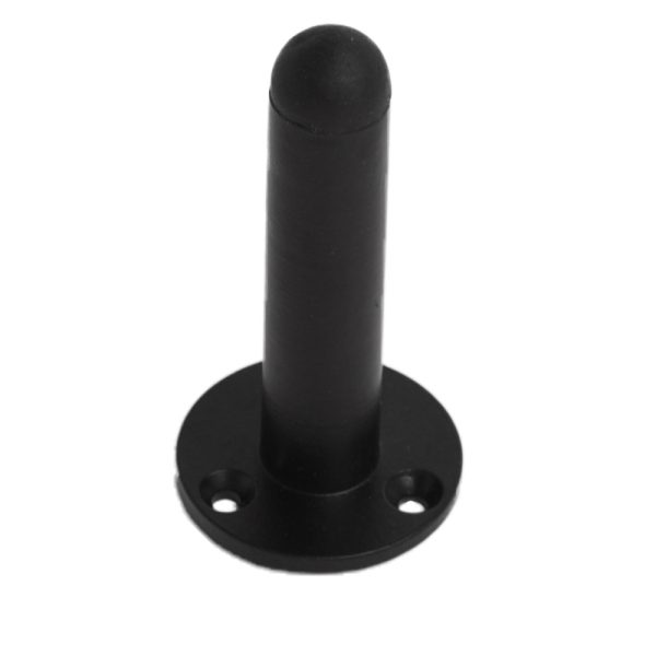Projection Door Stop Matt Black 63mm