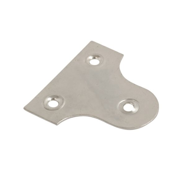 Glass Plate Plain Chrome
