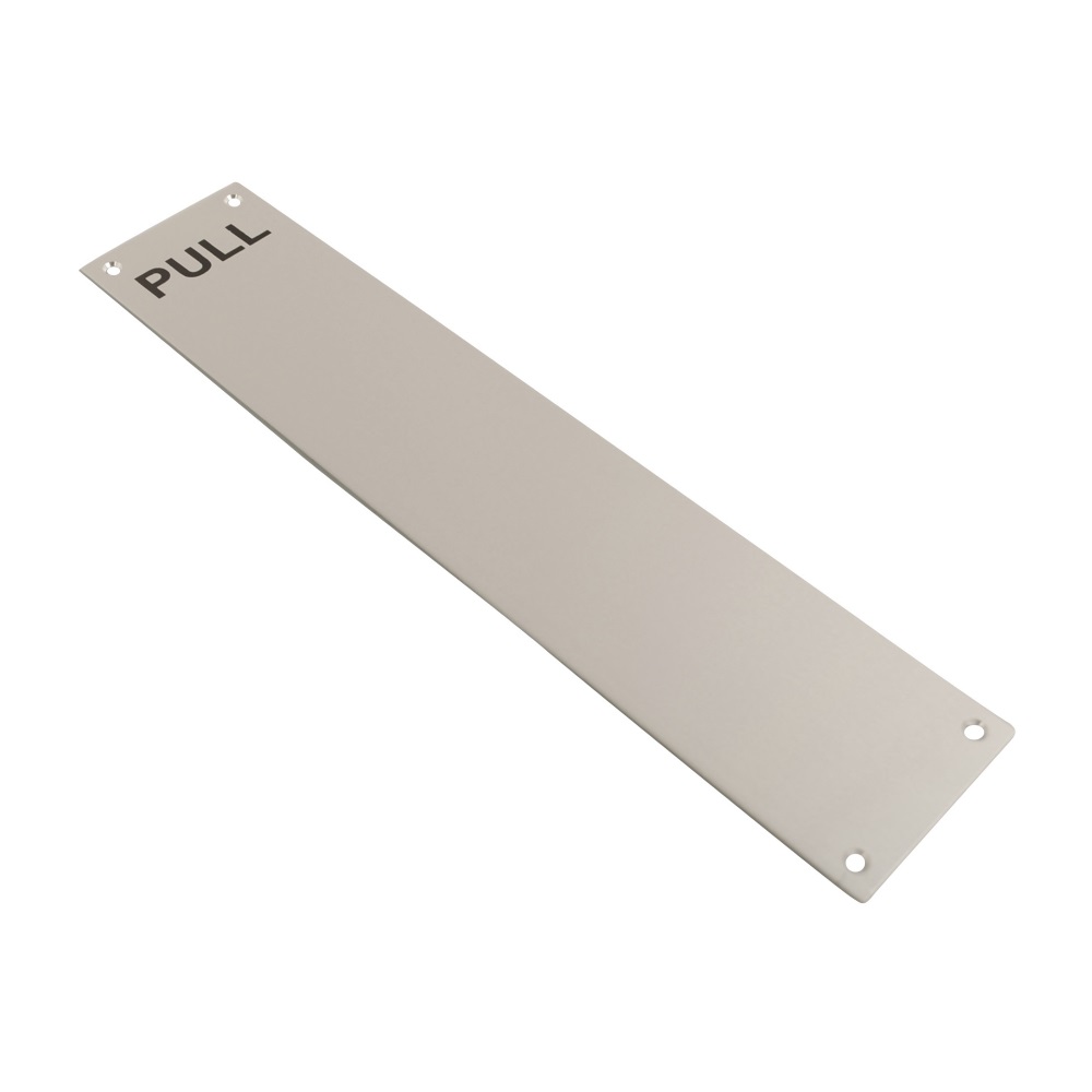 Finger Plate Screen Printed Pull PAA 300x75mmx1.5mm