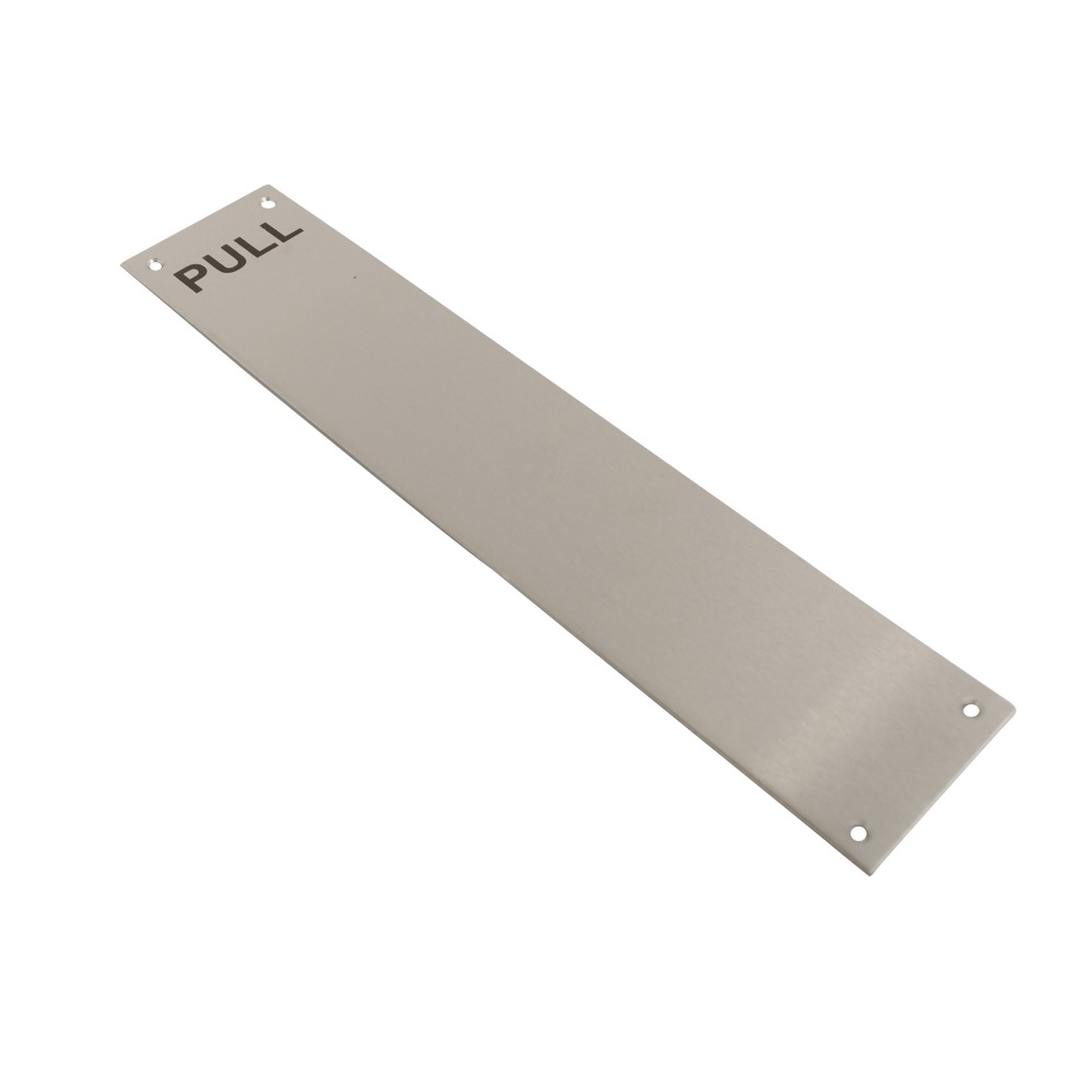 Finger Plate Screen Printed Pull PSS 300x75mmx1.2mm