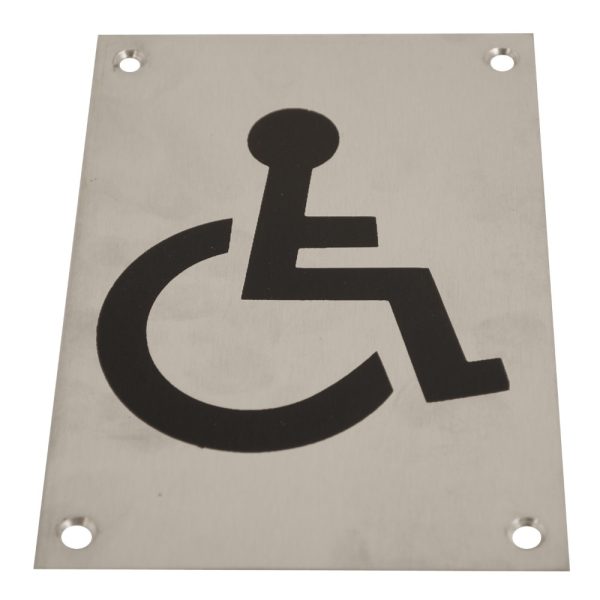 Sign Screen Printed Disabled PSS 150x100mm