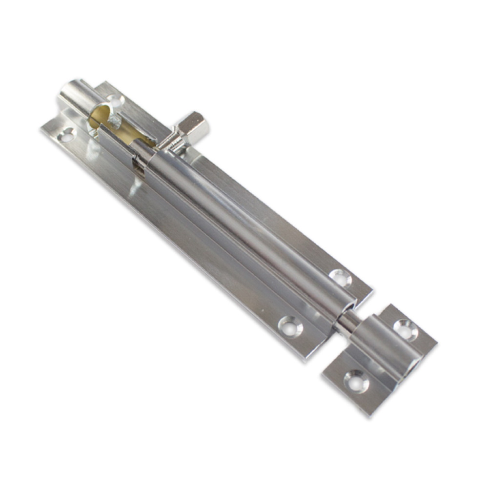 25mm Barrel Bolt Straight  Satin Chrome 38mm x 25mm