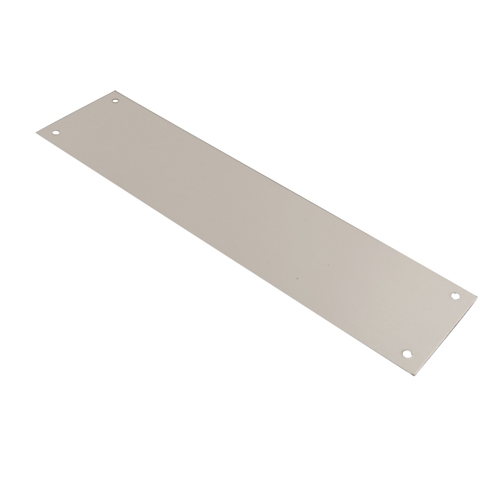 Finger Plate Square Corner PAA 350x75mmx1.5mm (Retail Pack of 1)