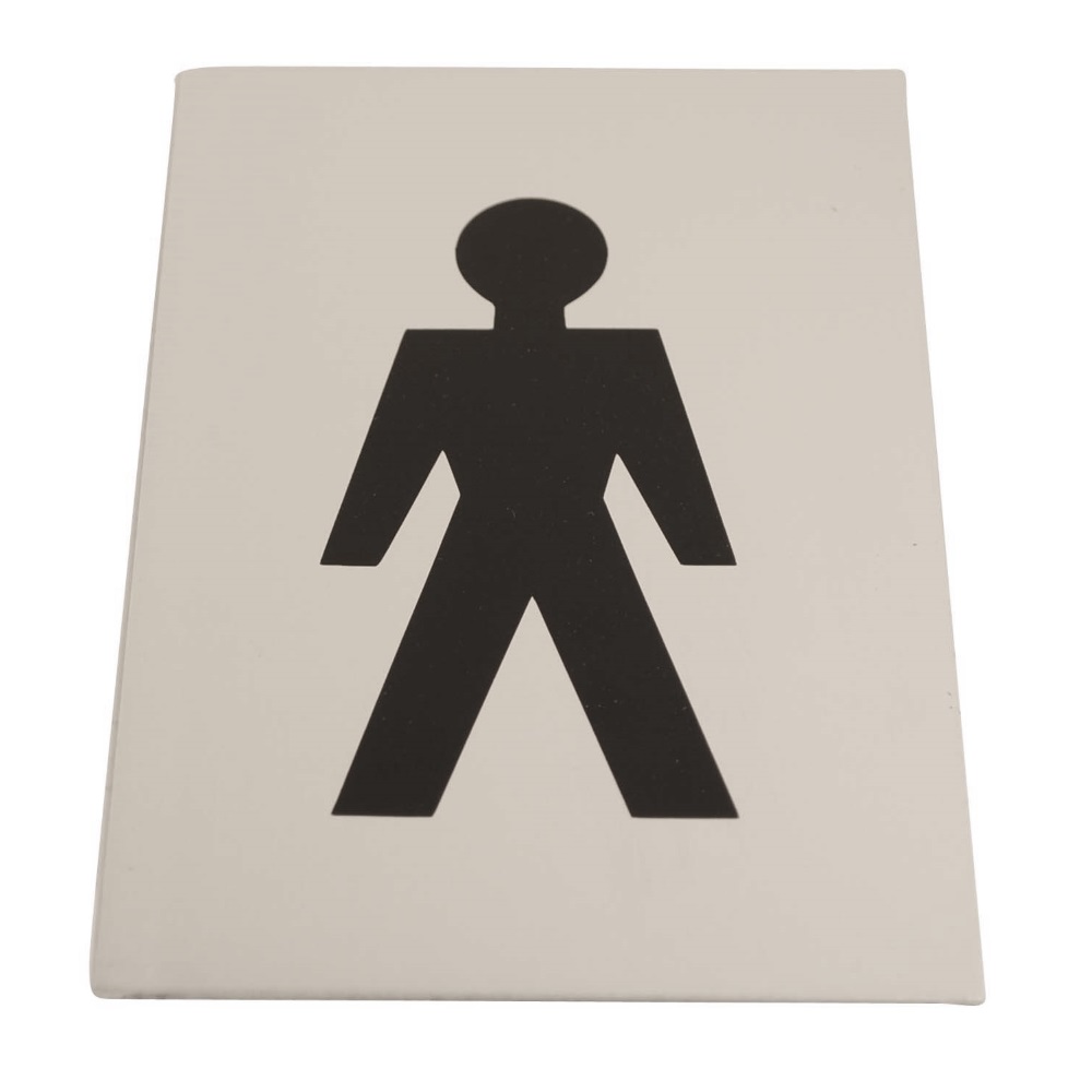 Sign Screen Printed Male SAA 150x100mm