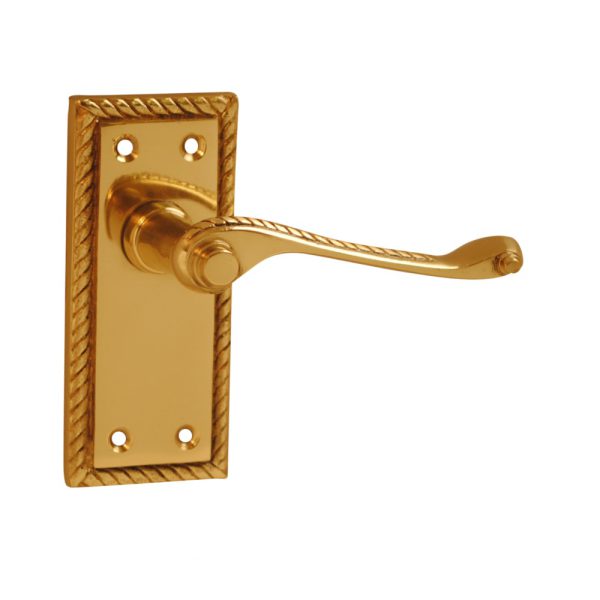 Georgian Lever Latch Brass