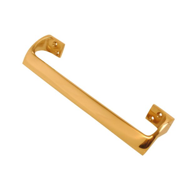 Oval Grip Handle Polished Brass 225mm (Retail Pack of 1)