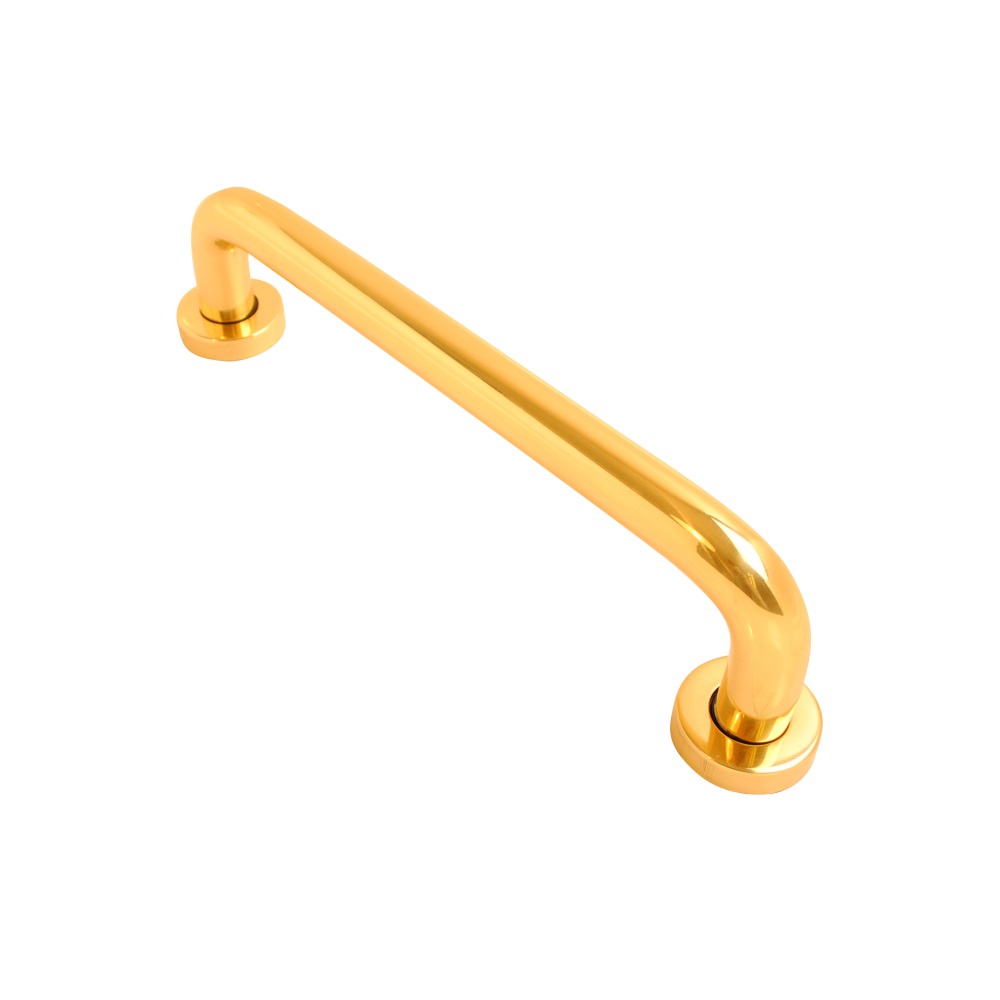 19mm Pull Handle Concealed Fix Straight Brass 600x19mm