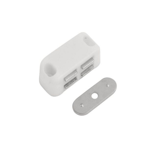 Magnetic Catch MINI Single White 31mm