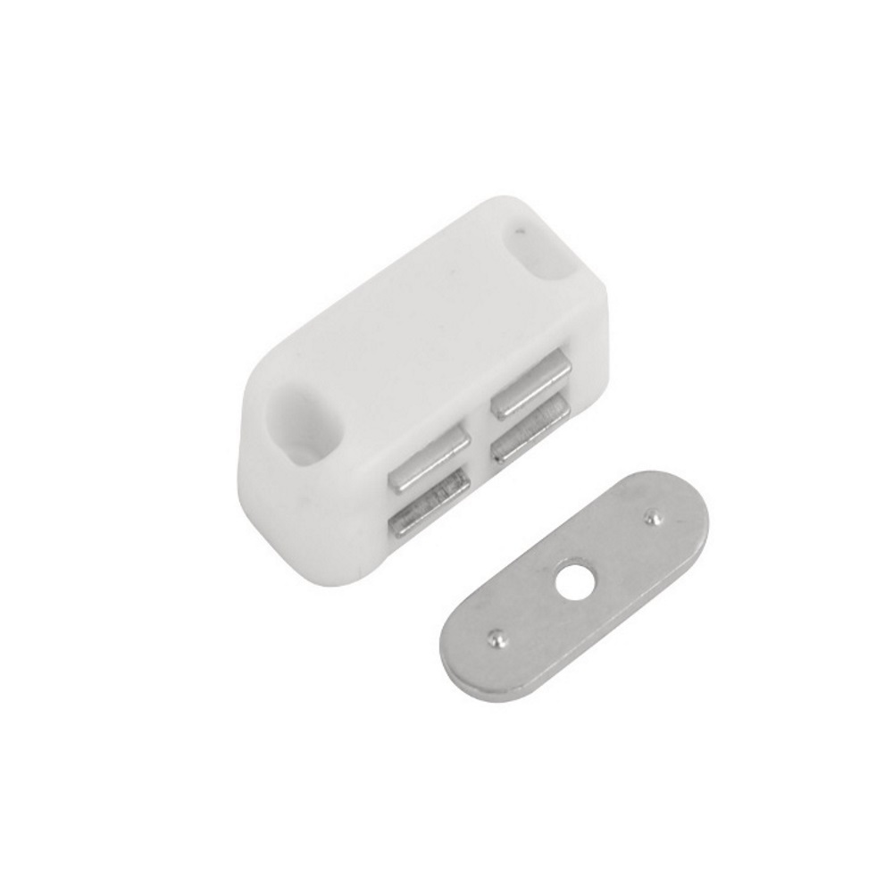 Magnetic Catch MINI Single White 31mm (Retail Pack of 2)