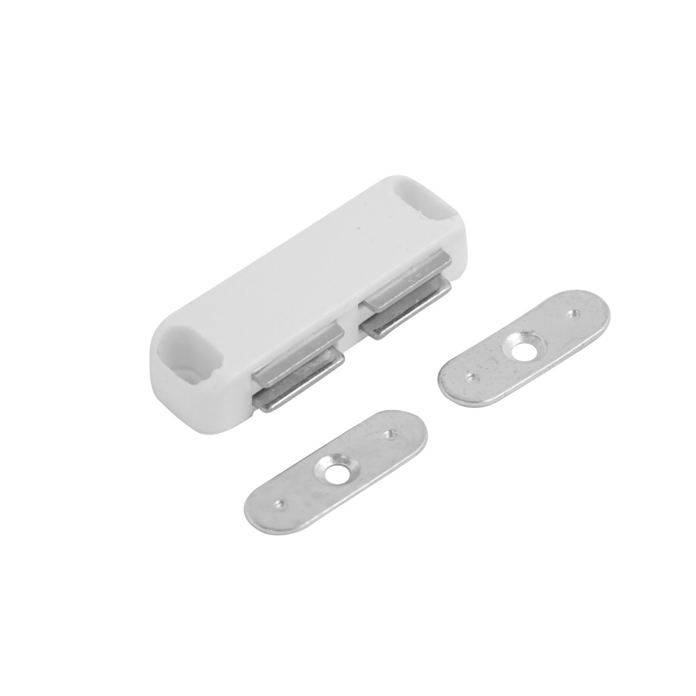 Magnetic Catch Double White  (Retail Pack of 1)