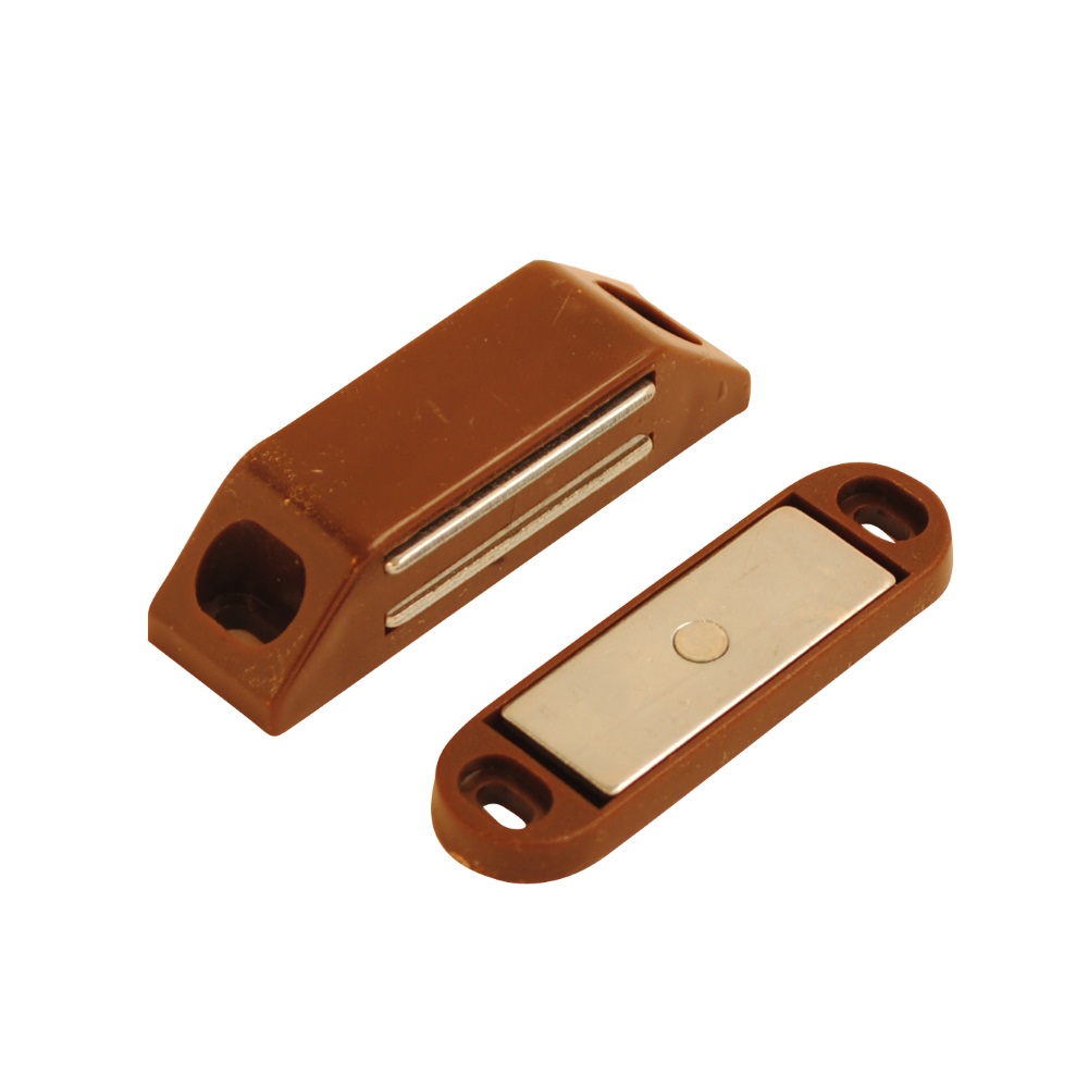 Magnetic Catch H/Duty Large Brown  (Retail Pack of 1)